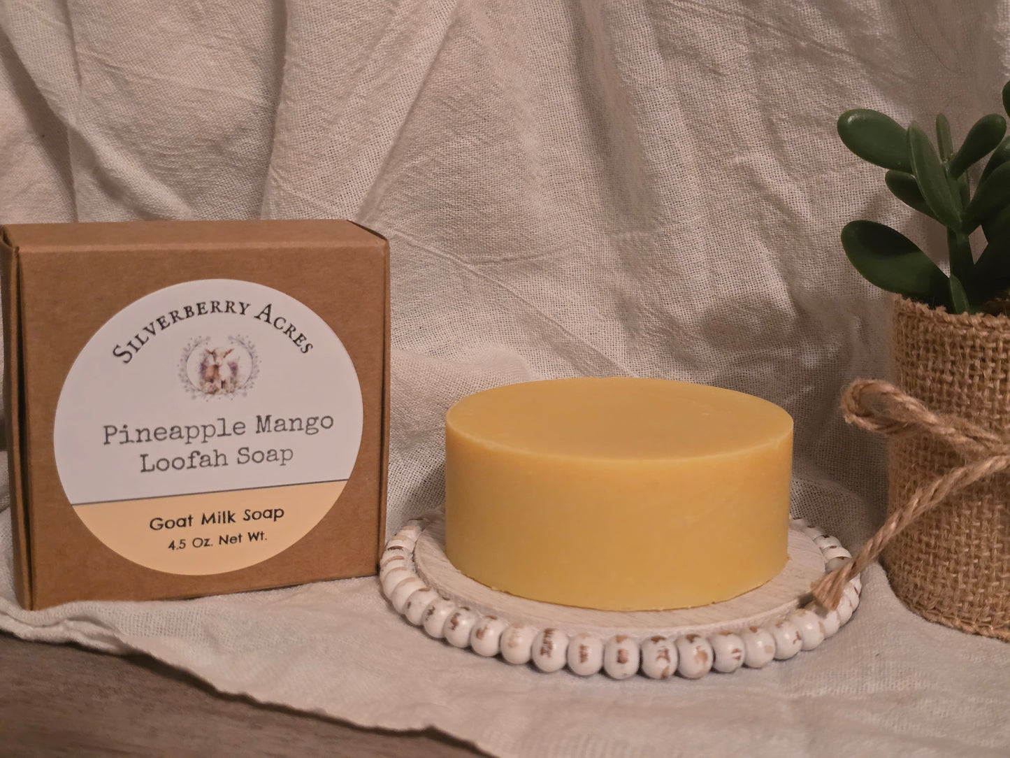 Loofah Soap- Pineapple Mango