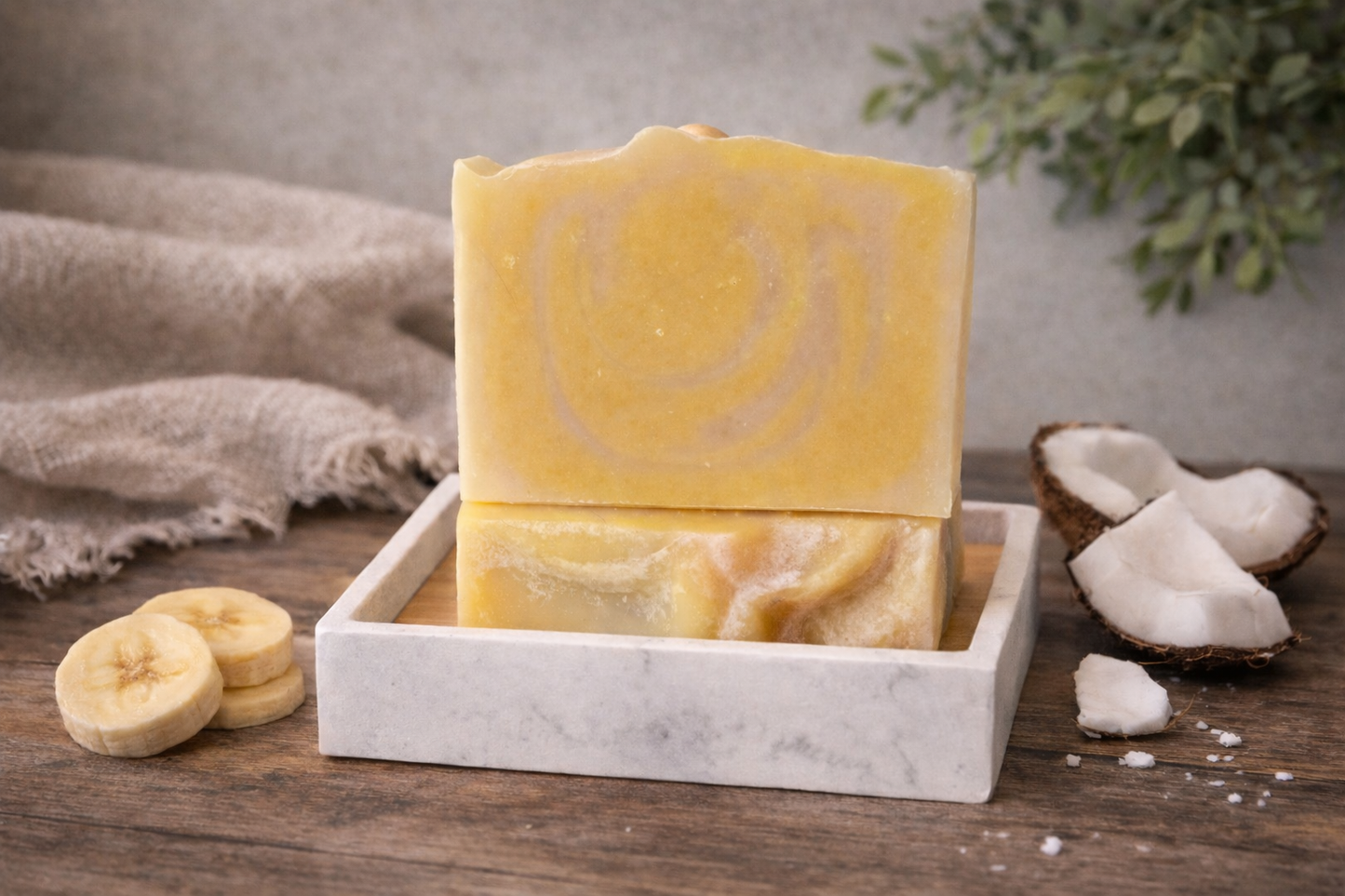 Banana Coconut Goat Milk Soap
