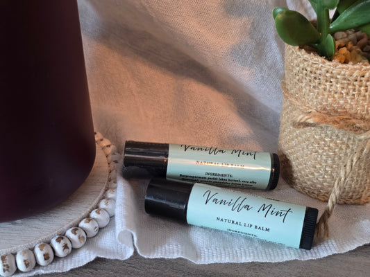 Natural Lip Balm - Vanilla Mint