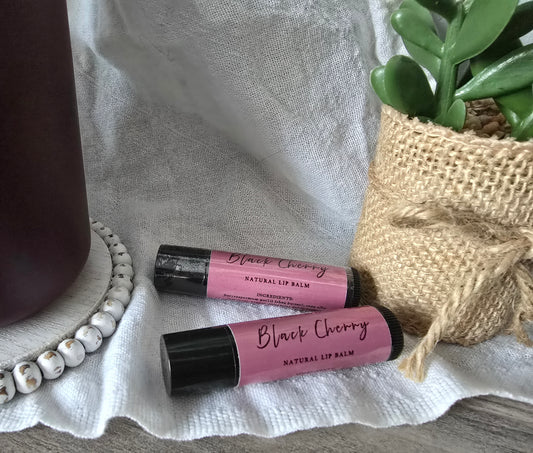 Natural Lip Balm - Black Cherry