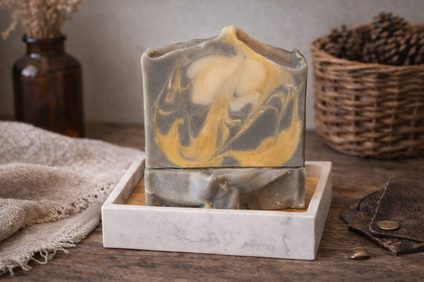 Black Amber Musk Goat Milk Soap