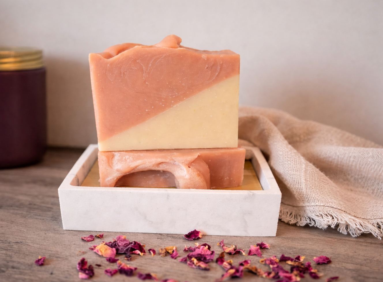 Rose Petal Goat Milk Soap-Essential Oils
