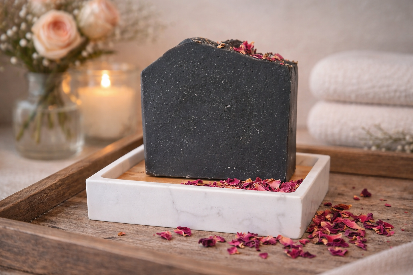 Vanilla Rose Goat Milk Soap - Essential Oils