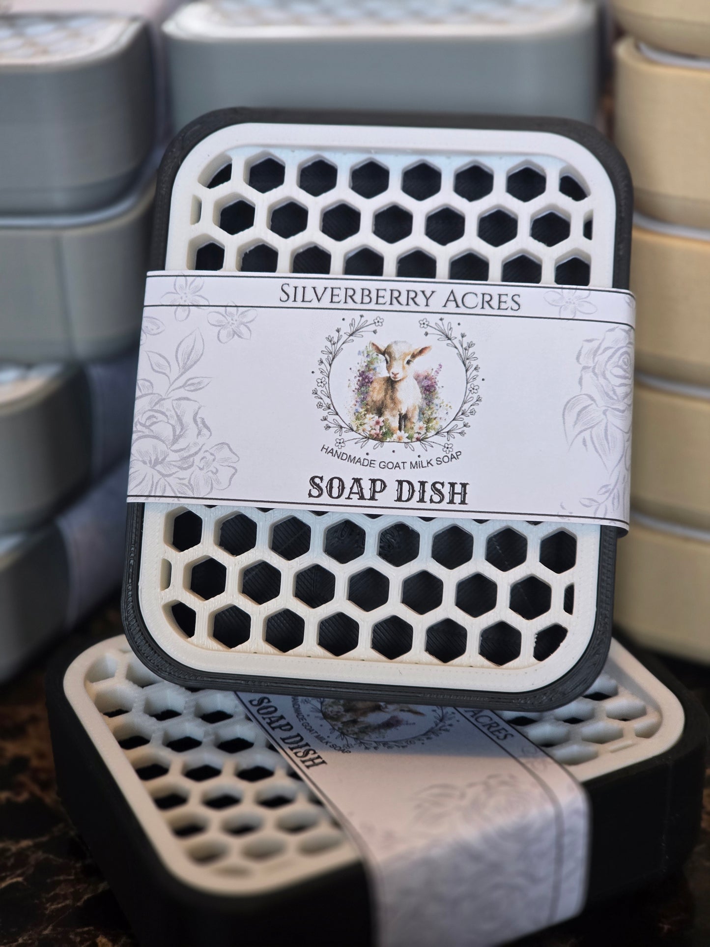 Soap Dish- Honeycomb