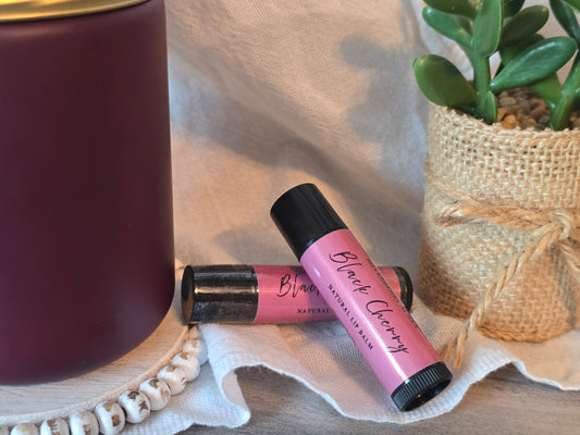 Natural Lip Balm - Black Cherry