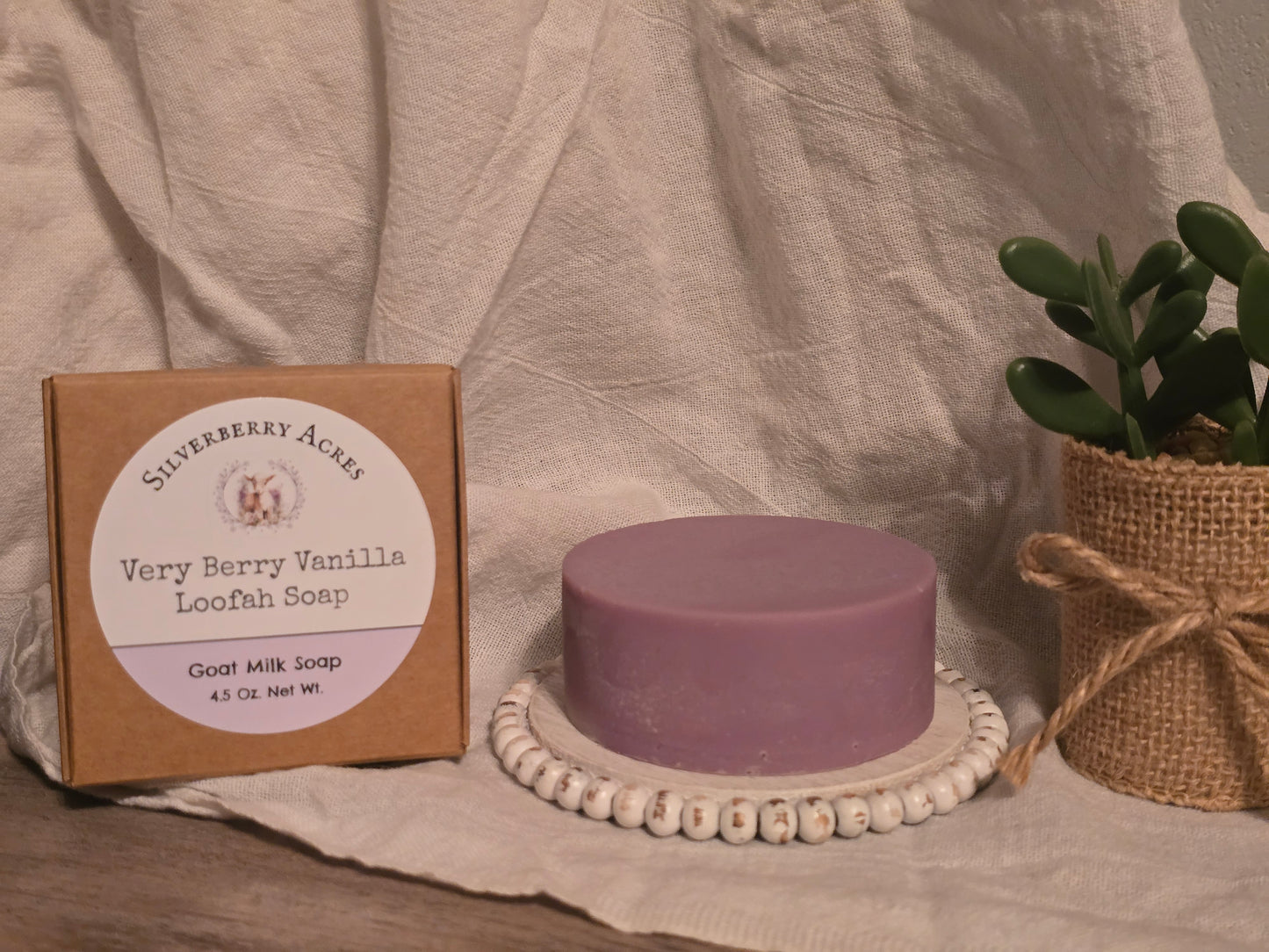 Loofah Soap- Very Berry Vanilla