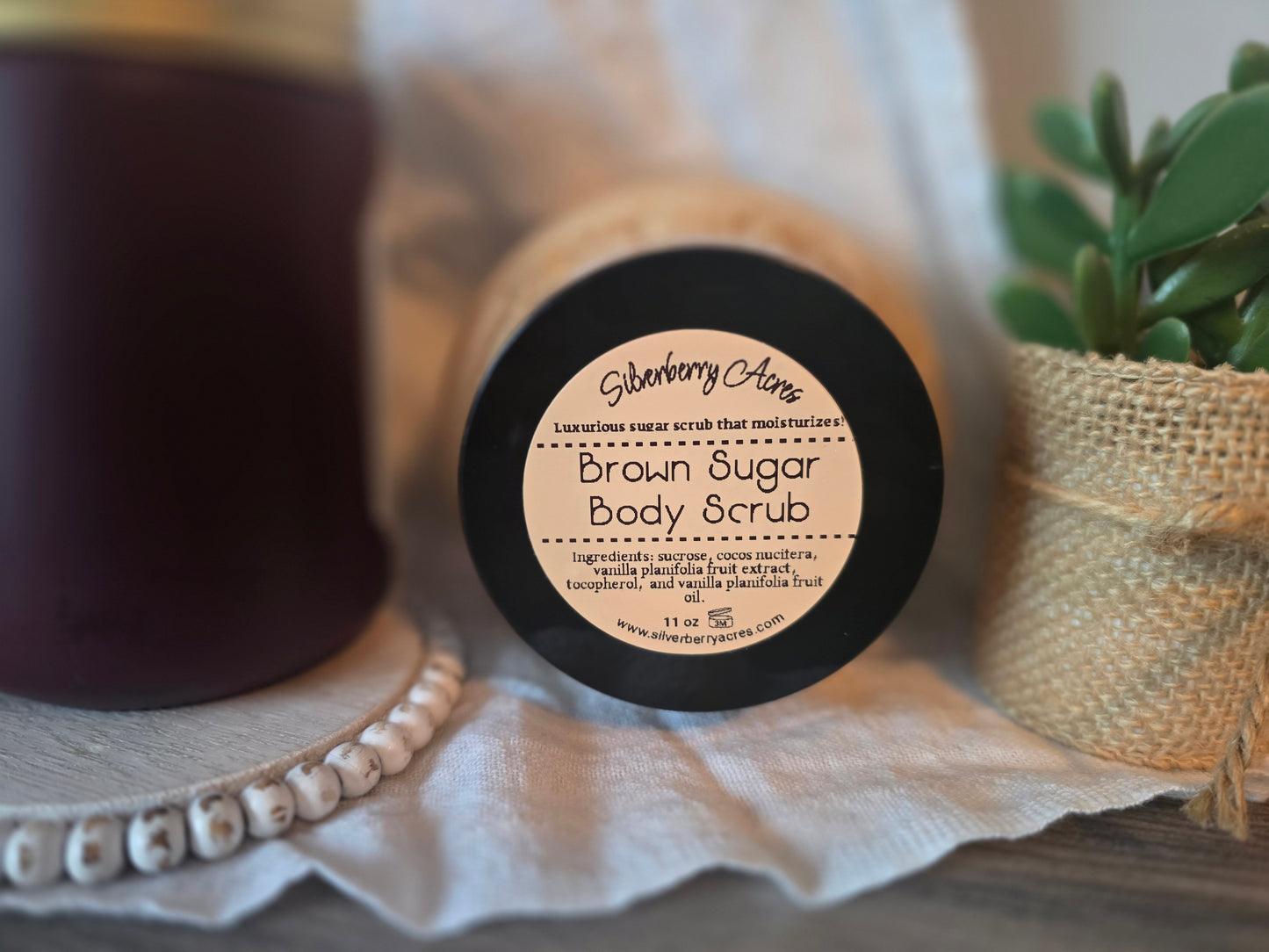 Brown Sugar Scrub- Large 11oz