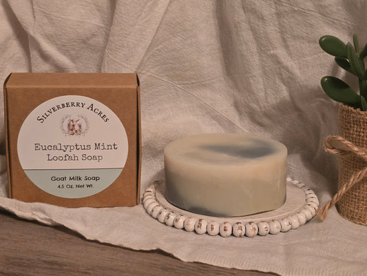 Loofah Soap- Eucalyptus Mint
