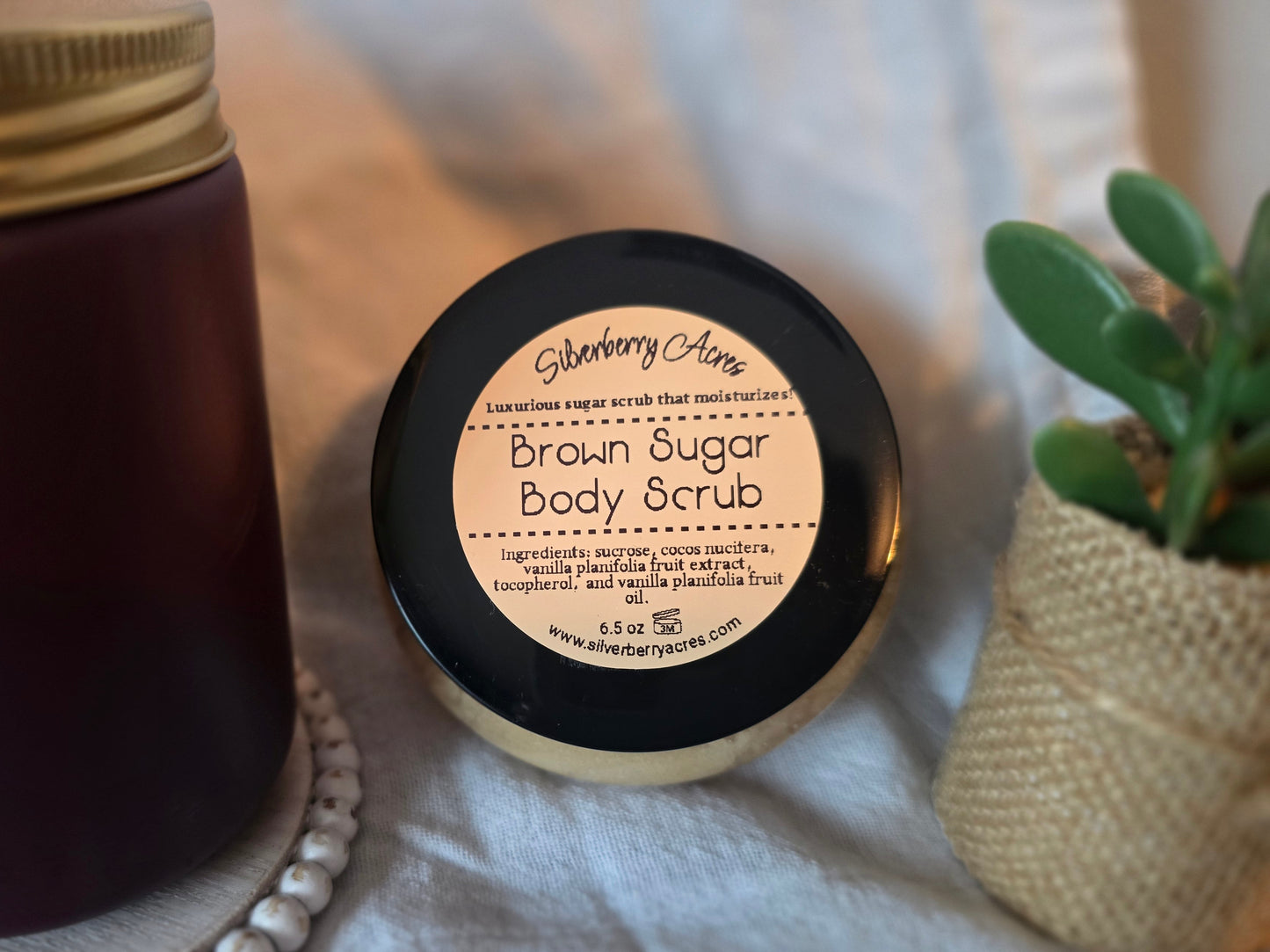 Brown Sugar Scrub- Small 6.5 oz