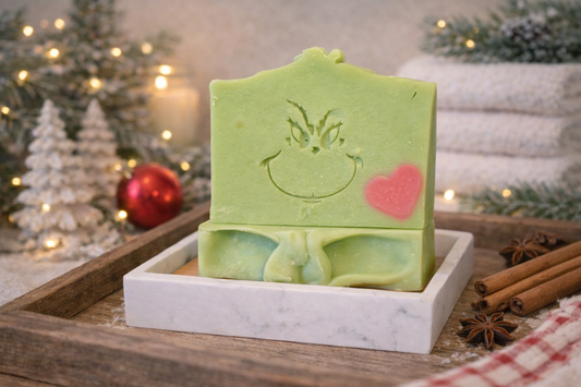 Heart of Whoville Grinch Goat Milk Soap